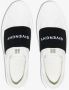 Givenchy Leren Sneakers Zwart Wit Logo Rubber White Dames - Thumbnail 13