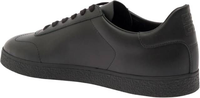 Givenchy Zwarte Leren Lage Sneakers Black Heren - Foto 8