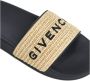 Givenchy Geborduurd Logo Beige Sandalen Rubberen Zool Beige Dames - Thumbnail 4