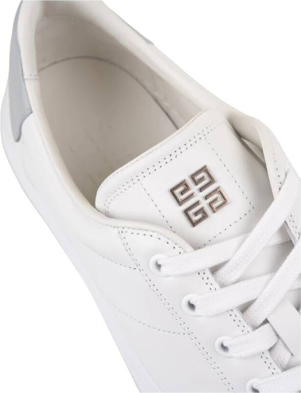 Givenchy Witte City Sport Leren Sneakers White Heren