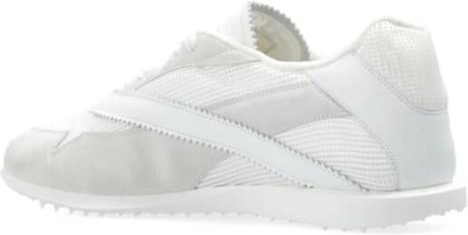 Givenchy Witte lage top sneakers ijs suede White Heren