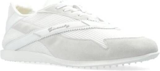 Givenchy Witte lage top sneakers ijs suede White Heren