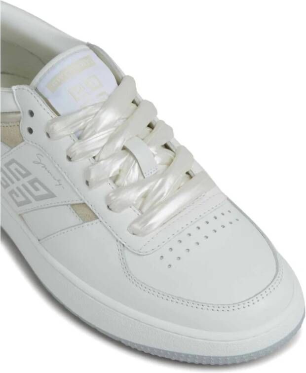 Givenchy Witte Sneakers met 4G Motief Ontwerp White Dames