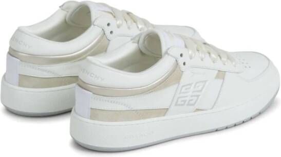 Givenchy Witte Sneakers met 4G Motief Ontwerp White Dames