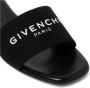 Givenchy Zwarte Canvas Slide Sandalen met Logo Black Dames - Thumbnail 4