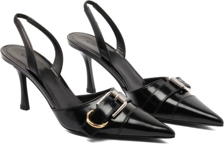 Givenchy Zwarte Decollete Voyou Sandalen Black Dames