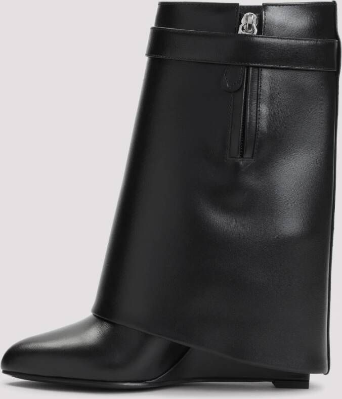 Givenchy Zwarte Enkellaarsjes met 9cm Hak Black Dames