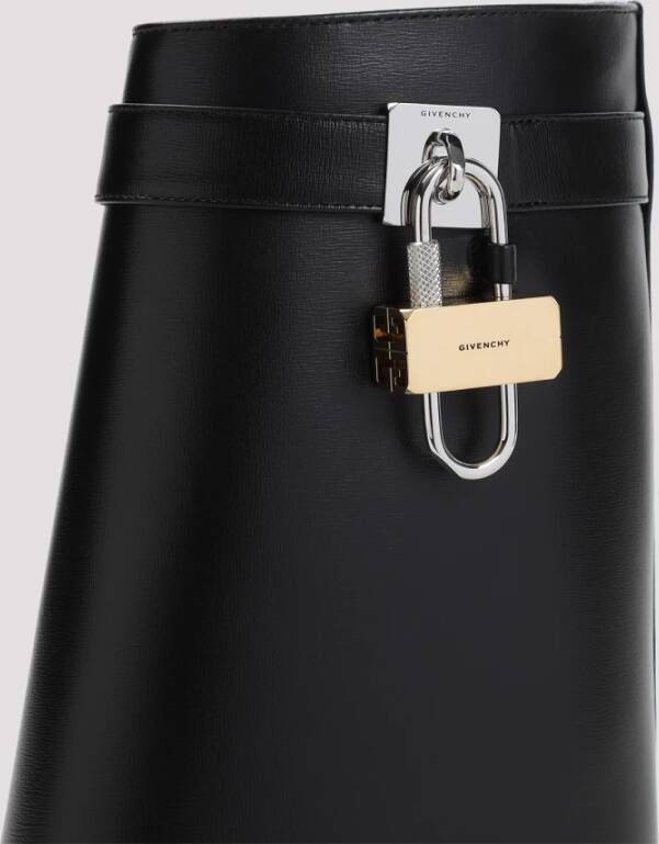 Givenchy Zwarte Enkellaarsjes met 9cm Hak Black Dames