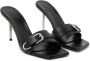 Givenchy Zwarte kalfsleren Voyou-sandalen Zwart Dames - Thumbnail 2