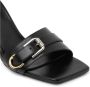 Givenchy Zwarte kalfsleren Voyou-sandalen Zwart Dames - Thumbnail 4