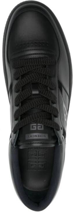 Givenchy Zwarte lage suède sneakers Black Heren