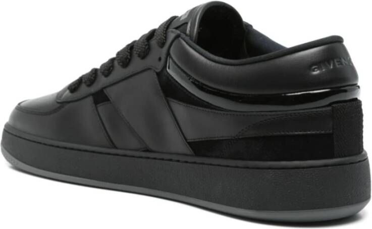 Givenchy Zwarte lage suède sneakers Black Heren