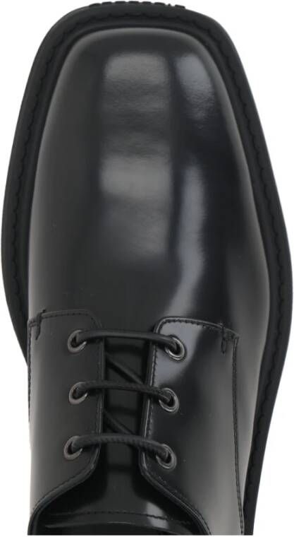 Givenchy Zwarte leren Derby schoenen Black Heren