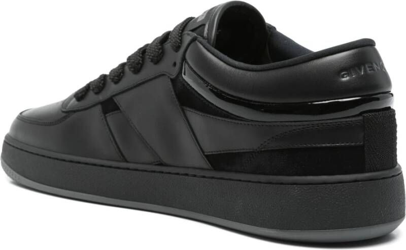 Givenchy Zwarte leren sneakers G Move Line Black Heren