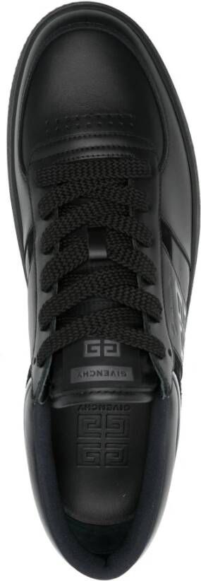 Givenchy Zwarte leren sneakers G Move Line Black Heren