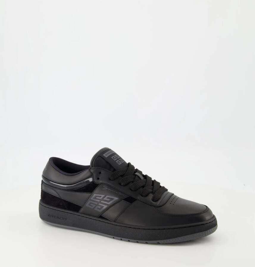 Givenchy Zwarte Leren Sneakers Lente-Zomer 2025 Black Heren