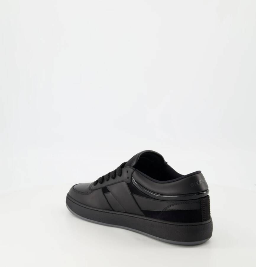 Givenchy Zwarte Leren Sneakers Lente-Zomer 2025 Black Heren