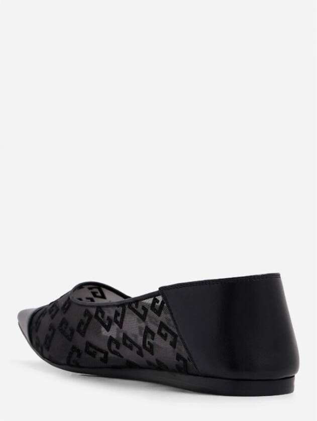 Givenchy Zwarte Mesh Ballerina Schoenen Black Dames