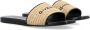 Givenchy Zwarte Natuurlijke Platte Raffia Schoenen Beige Dames - Thumbnail 2