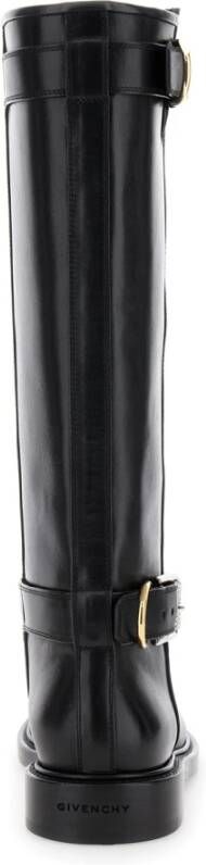 Givenchy Zwarte Platte Laars Vouyou Stijl Black Dames