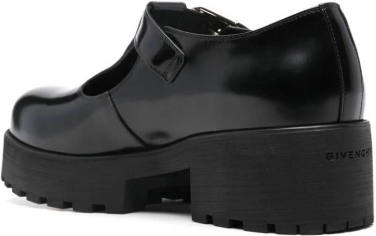 Givenchy Zwarte platte schoenen met gespsluiting Black Dames