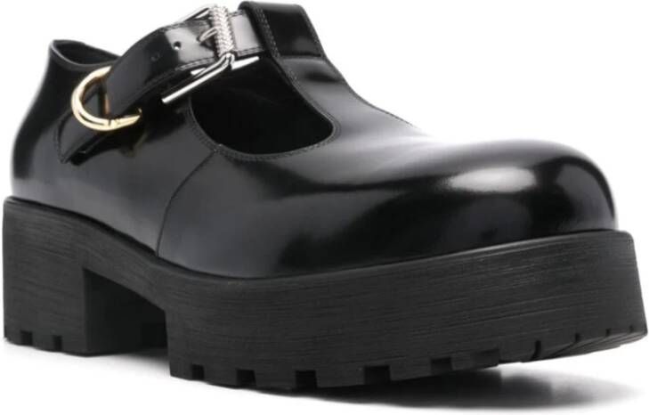 Givenchy Zwarte platte schoenen met gespsluiting Black Dames