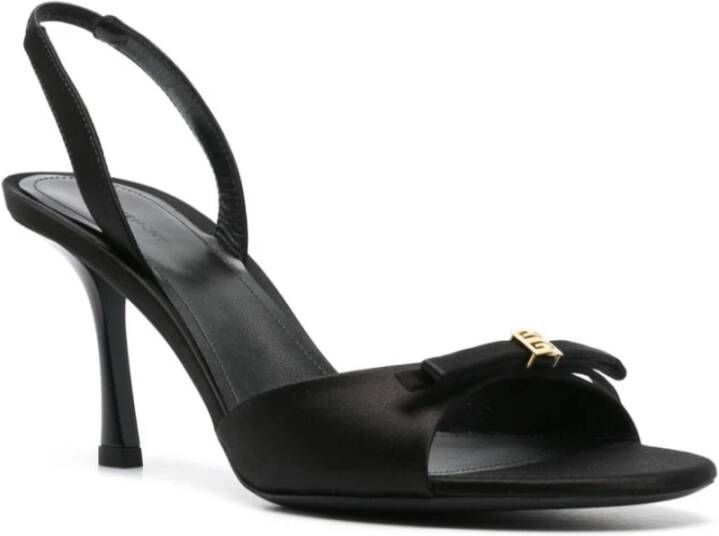 Givenchy Zwarte Sandalen met 4G Motief Black Dames