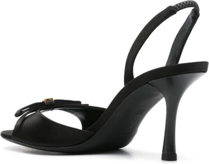 Givenchy Zwarte Sandalen met 4G Motief Black Dames