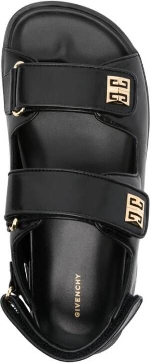 Givenchy Zwarte sandalen met 4G-motiefontwerp Black Dames