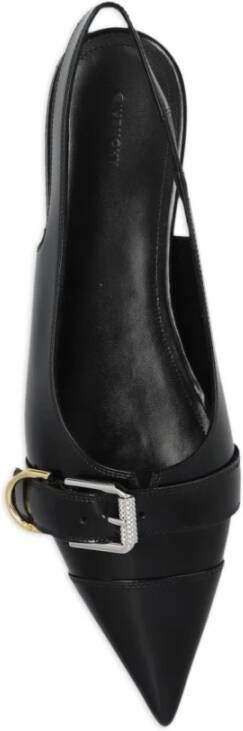 Givenchy Zwarte Slingback Platte Schoenen Black Dames