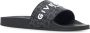 Givenchy Zwarte Slip-On Monogram Rubberen Schoenen Black Heren - Thumbnail 2