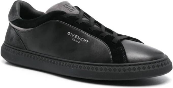 Givenchy Zwarte Sneakers met 4G Logo Black Heren