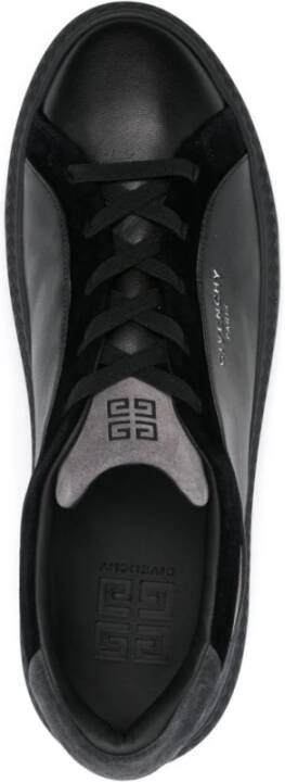 Givenchy Zwarte Sneakers met 4G Logo Black Heren