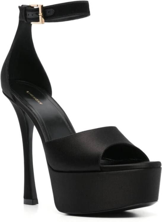 Givenchy Zwarte Stiletto Hak Enkelband Black Dames