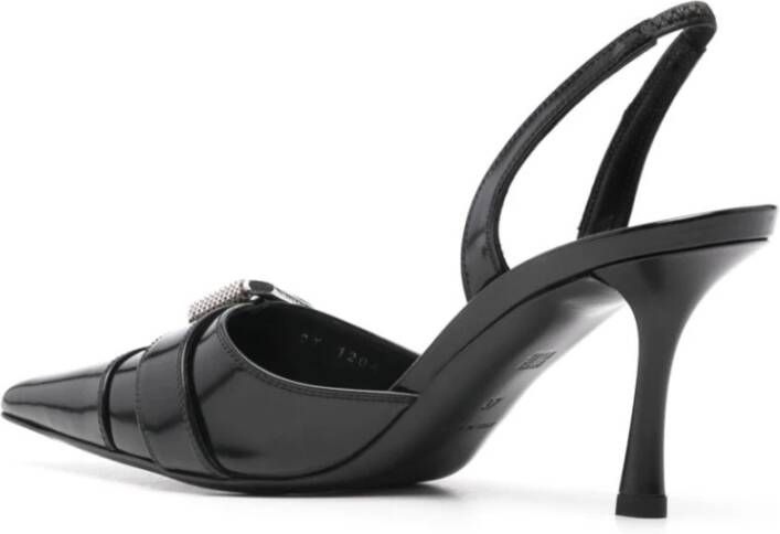 Givenchy Zwarte Stiletto Hak Slingback Schoenen Black Dames