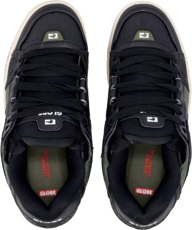 Globe Zwarte Combat Skate Schoenen Saber Black Heren