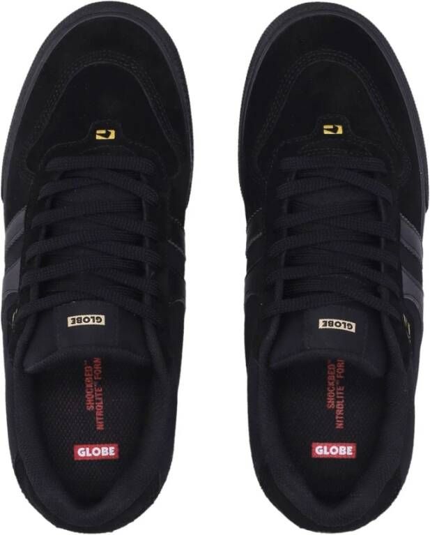 Globe Zwart Goud Skate Schoenen Vulcanized Stijl Black Heren