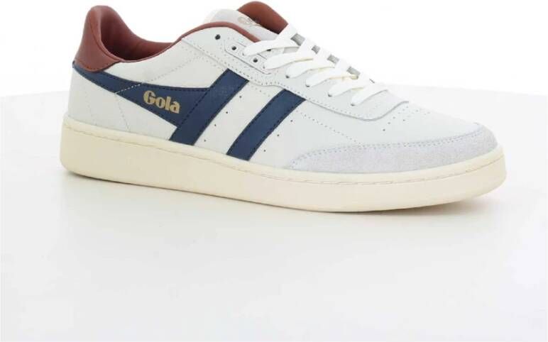 Gola Blauw Leren Contact Schoenen Multicolor Heren