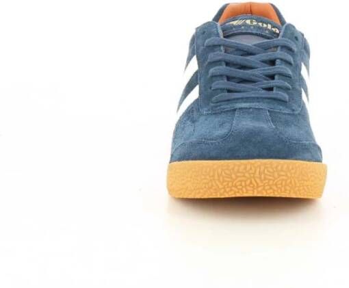 Gola Blauwe Suède Harrier Schoenen Blue Heren