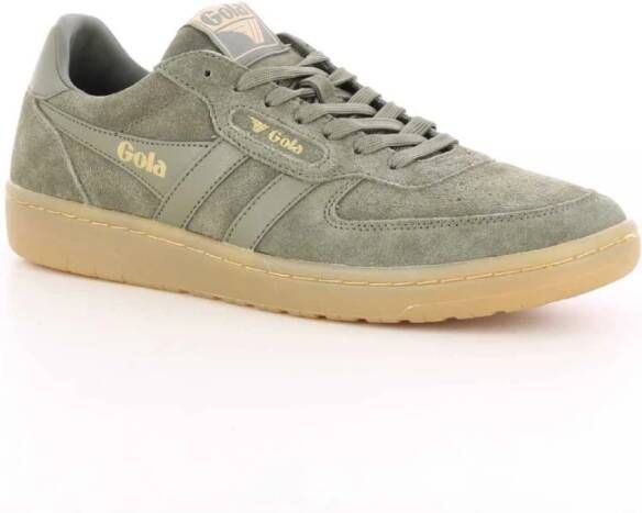 Gola Hawk Suede Herenschoenen Khaki Green Heren