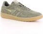 Gola Hawk Suede Herenschoenen Khaki Green Heren - Thumbnail 2