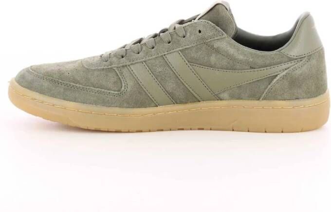 Gola Hawk Suede Herenschoenen Khaki Green Heren