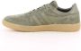 Gola Hawk Suede Herenschoenen Khaki Green Heren - Thumbnail 4