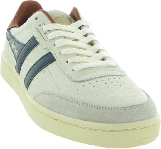 Gola Leren Contact Harrier Schoenen Beige Heren