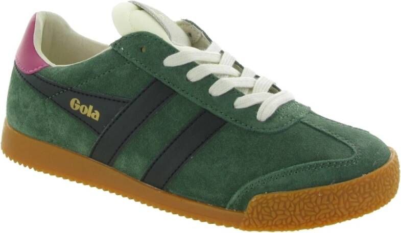 Gola Leren Contact Schoenen Green Heren