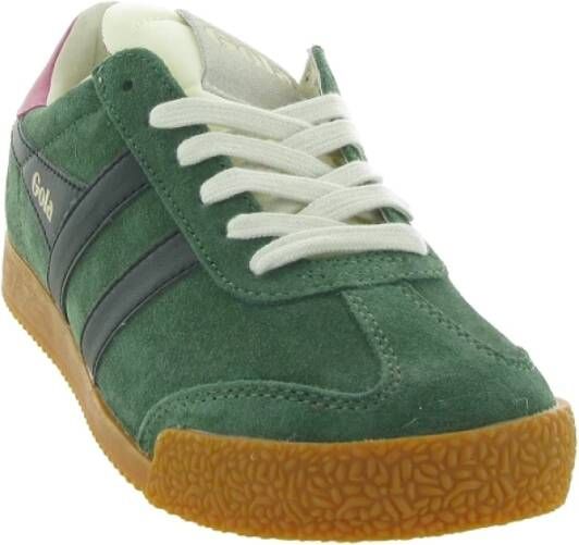 Gola Leren Contact Schoenen Green Heren