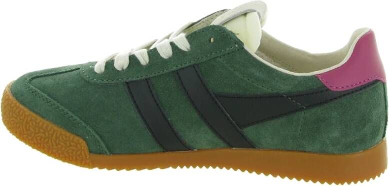 Gola Leren Contact Schoenen Green Heren