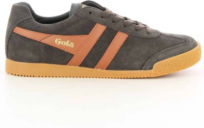 Gola Oranje Suede Harrier Schoenen Brown Heren