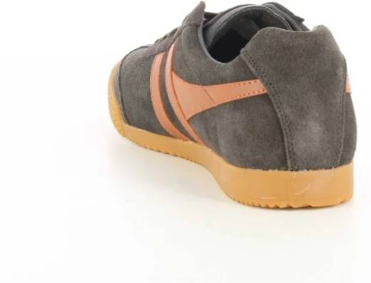 Gola Oranje Suede Harrier Schoenen Brown Heren