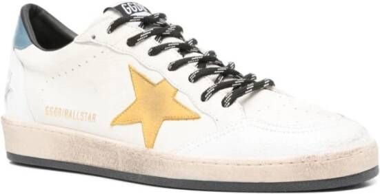 Golden Goose Ball Star Leren Sneakers White Heren